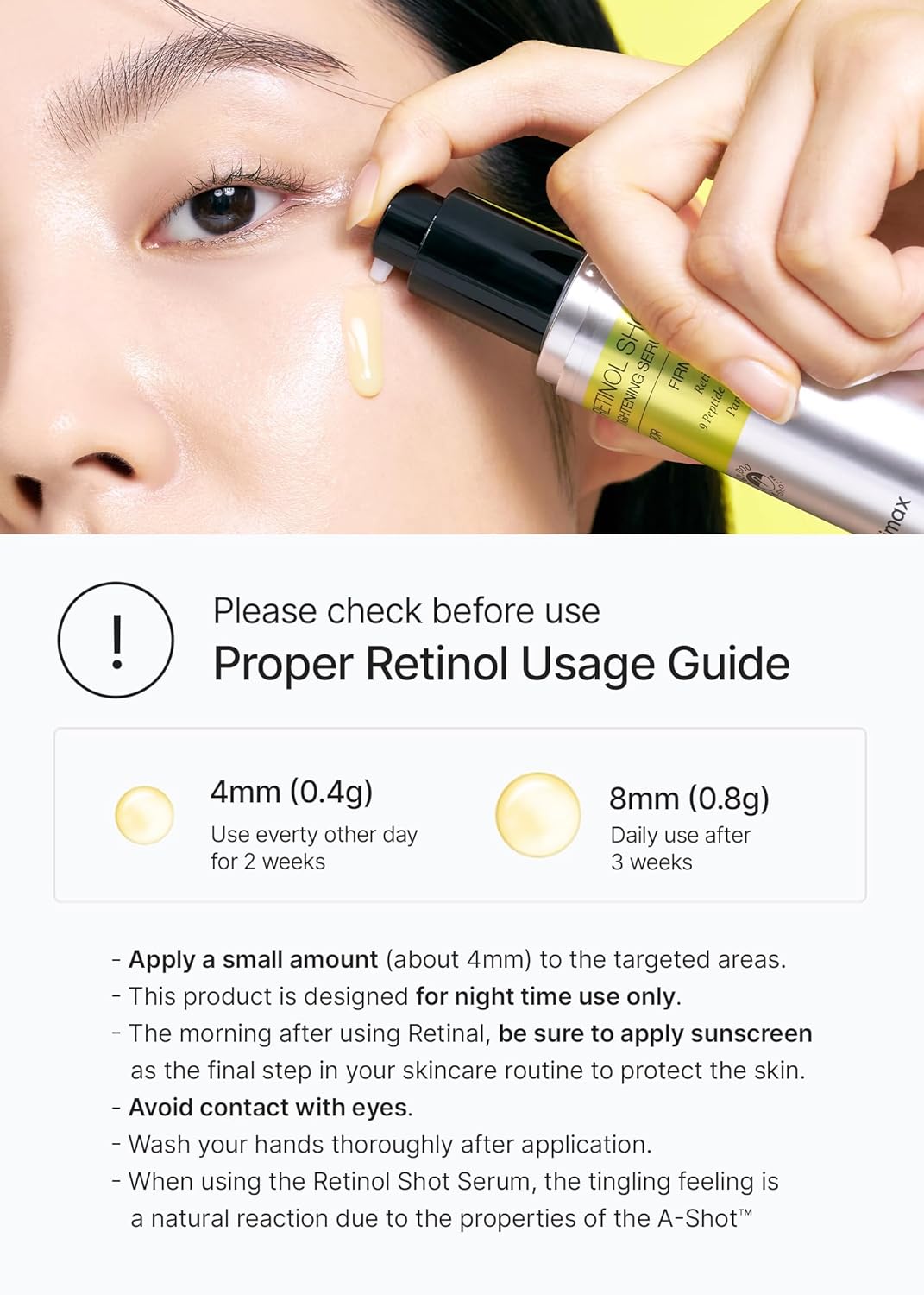 K Skin Glow Retinol Shot Tightening Serum