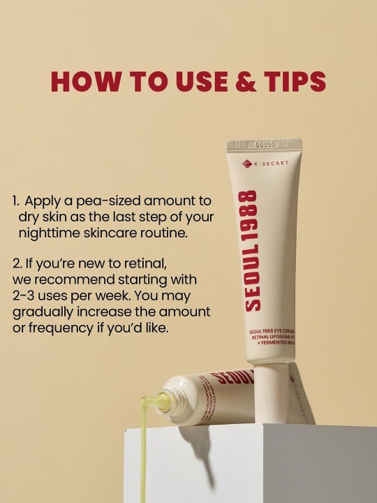 K Skin Glow SEOUL 1988 Retinal Eye Cream